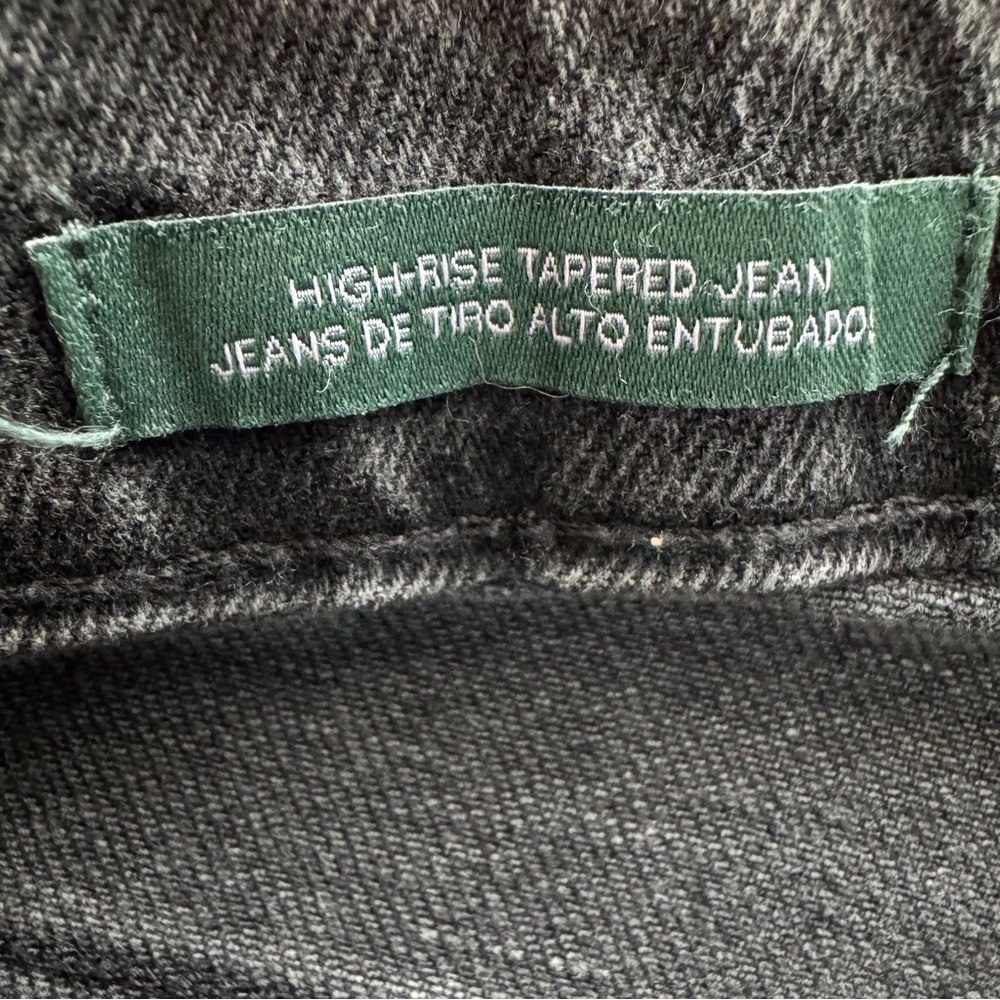 Wild Fable High Rise Tapered Jeans in Faded Black Wash. Distressed. Women’s 16 - Picture 5 of 15